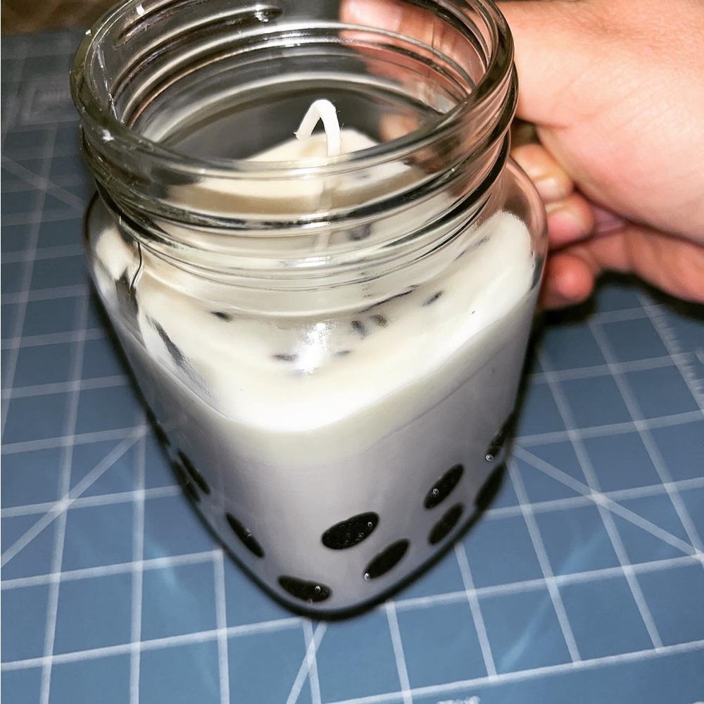 Boba Milk Tea Candle - Picture 2 of 4